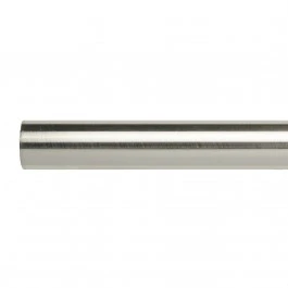 19mm metal rod - Brushed Silver