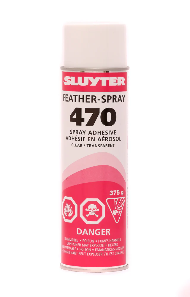 Sluyter 470 Feather Spray Adhesive