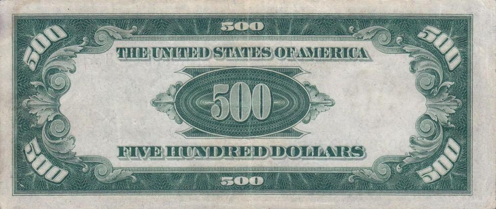 500_USD_note_series_of_1934_reverse