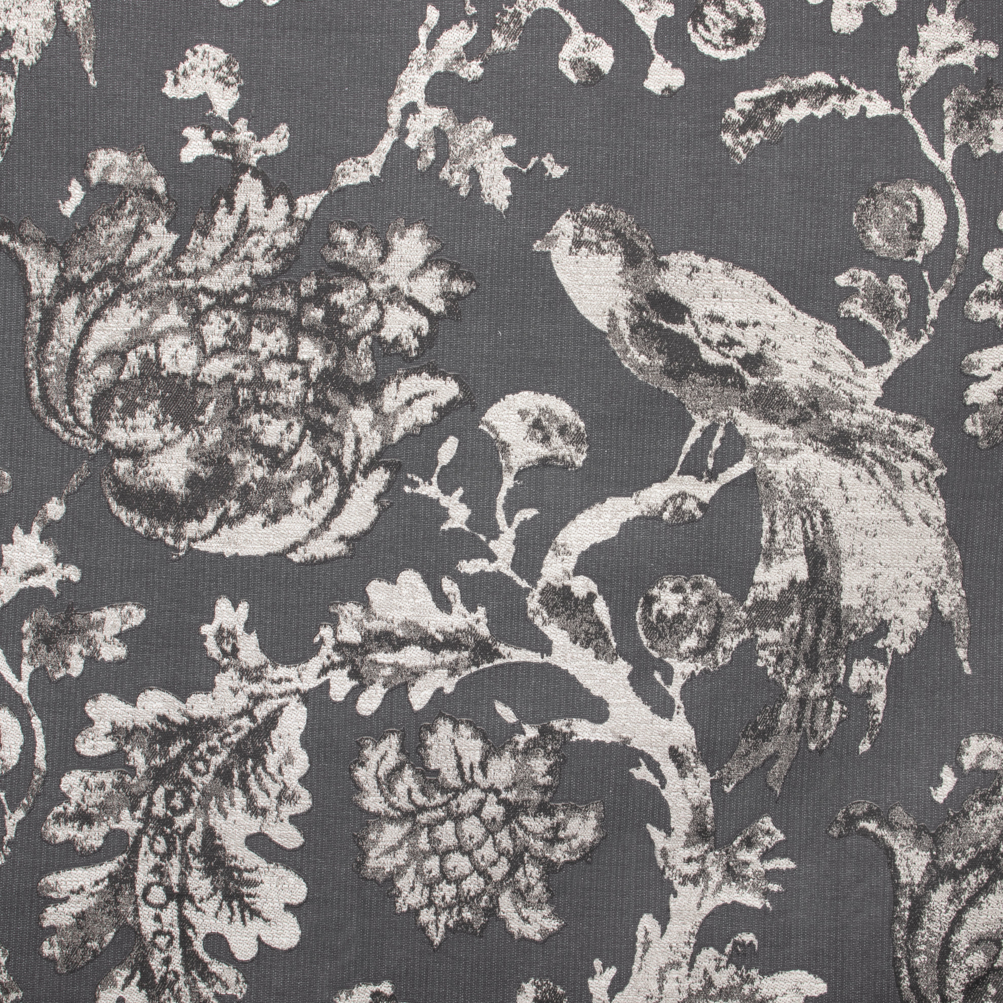9 x 9 inch Fabric Swatch - Home Decor Fabric - wide width - Illinois - Keiko - Grey
