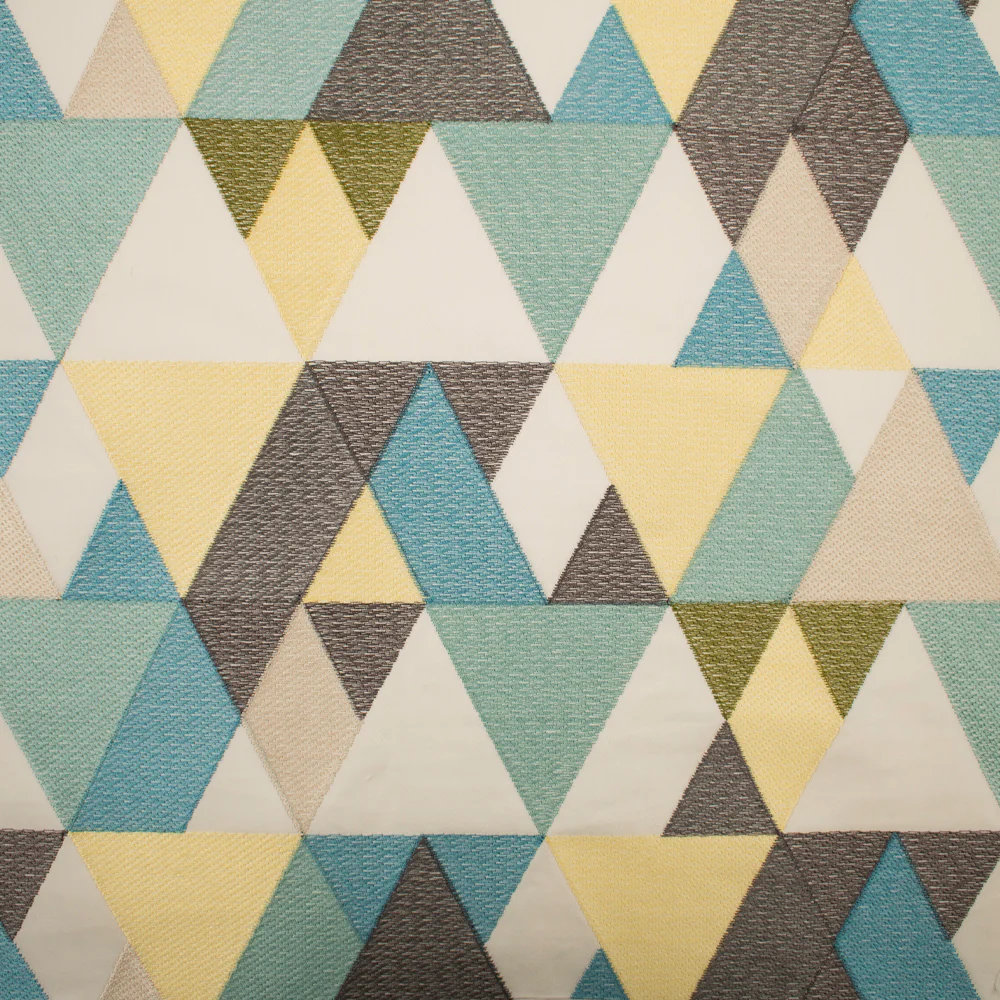 9 x 9 inch Home Decor Fabric Swatch - Aura - Halton Aqua