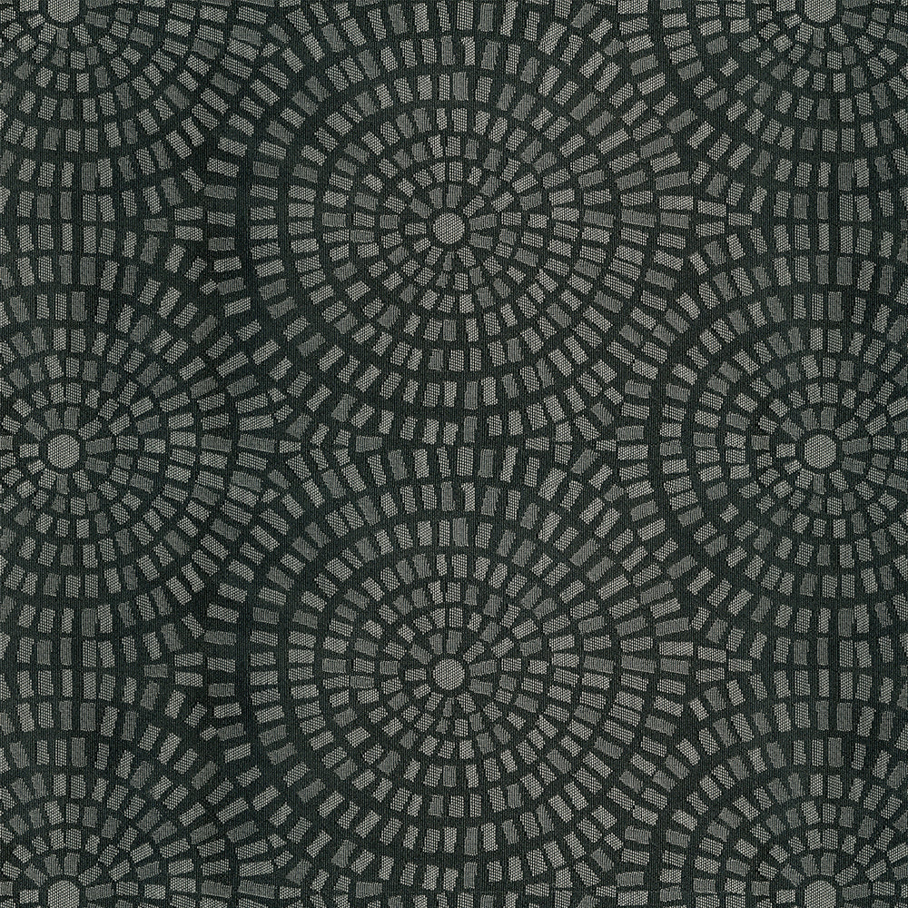 9 x 9 inch Home Decor fabric swatch - Crypton Panache 9009 Black Tie