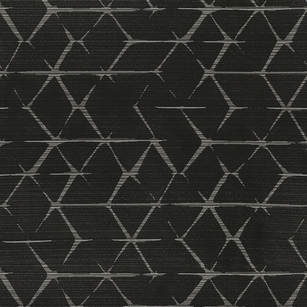 9 x 9 inch Home Decor fabric swatch - Crypton Unveil 9009 Black Tie
