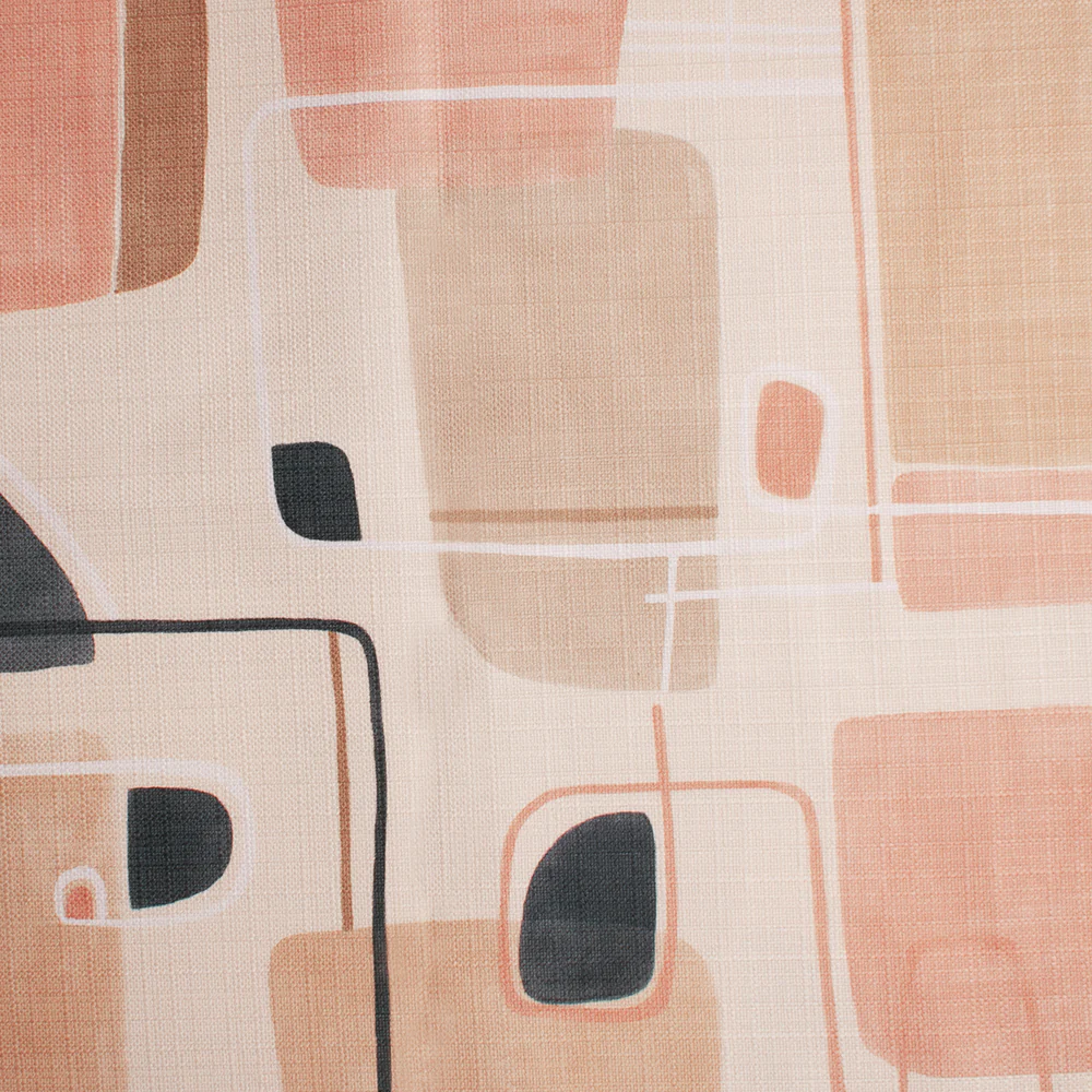 9 x 9 inch Home Decor Fabric - Bianca Collection - Geo - Blush