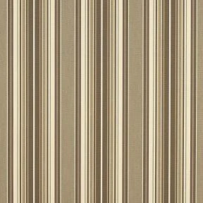 9 x 9 inch Home decor fabric Swatch - Sunbrella Awnings and Marines Stripes 46″ Westfield Mushroom