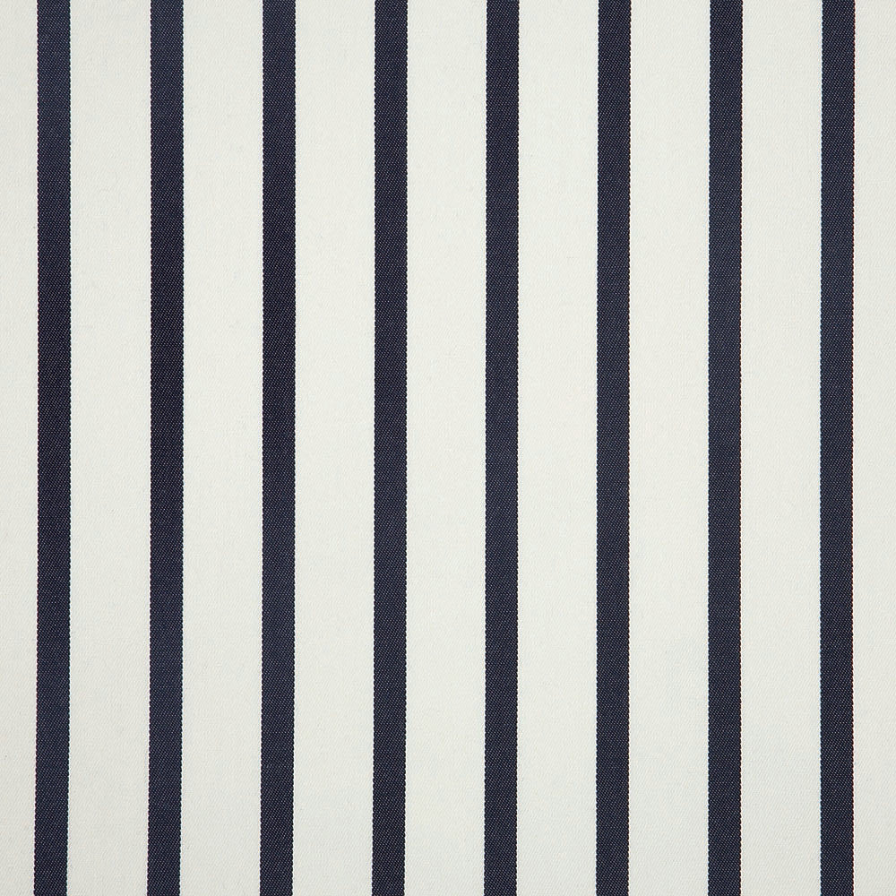 9 x 9 inch Home decor fabric Swatch - Sunbrella Furniture Lido 57004-0000 Indigo (Stripe)