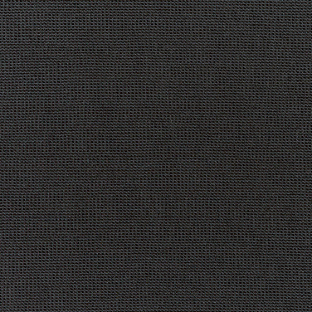 9 x 9 inch Home decor fabric Swatch - Sunbrella Furniture Solid Canvas 5408 Black