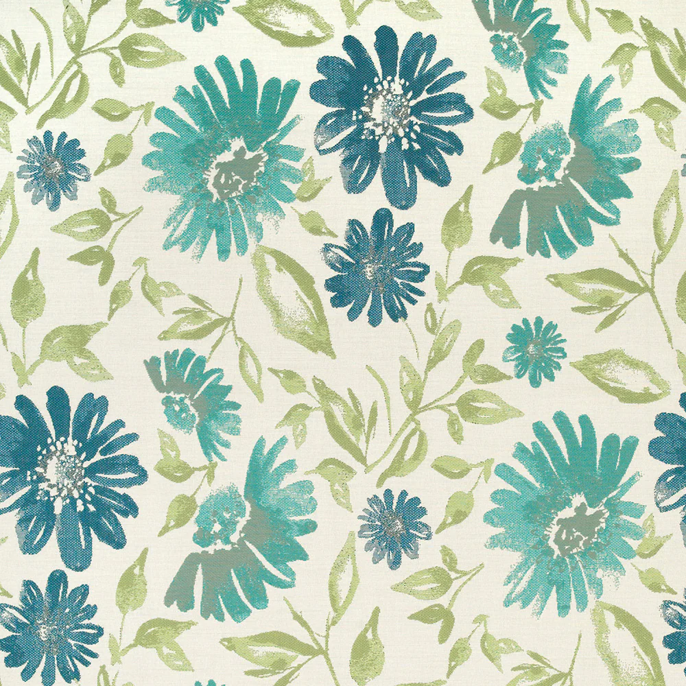 9 x 9 inch Home decor fabric Swatch - Sunbrella Furniture Violetta 45760-0002 Baltic