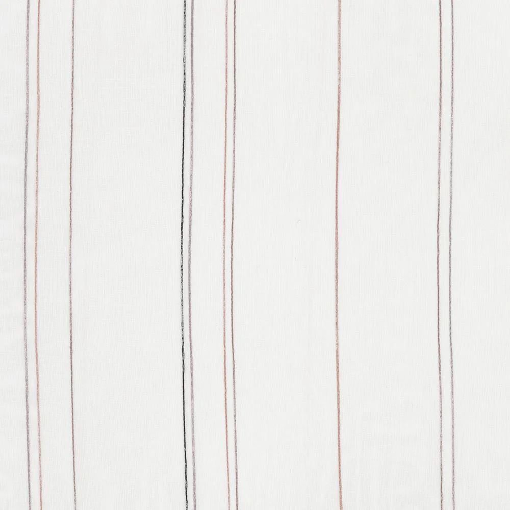 9 x 9 inch Home Decor Fabric Swatch - Wide width sheer - Unique - Symphony Candid