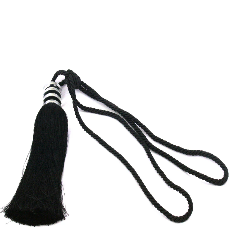 Acrylic tie back 31 inch - Black