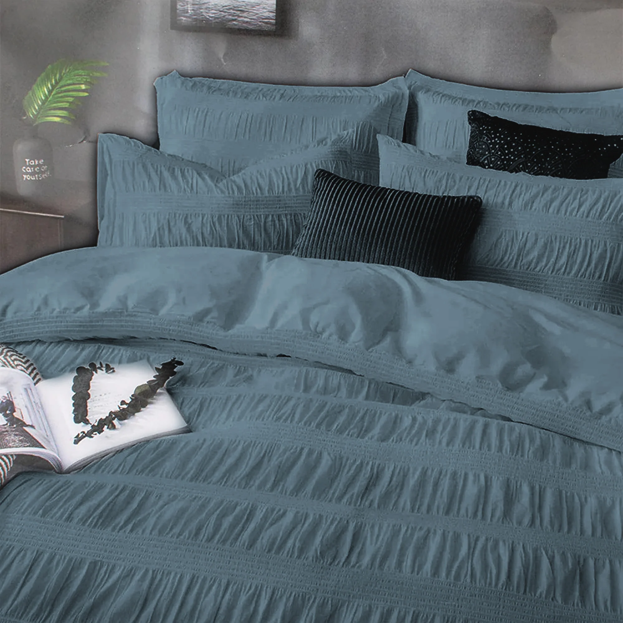 Alice - 3 pc Duvet cover - Blue