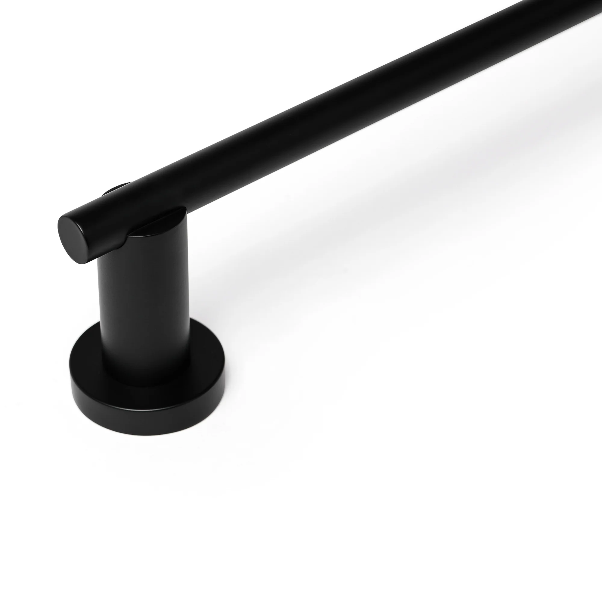 Allyson - Round Towel Holder - Matte Black - Image 2