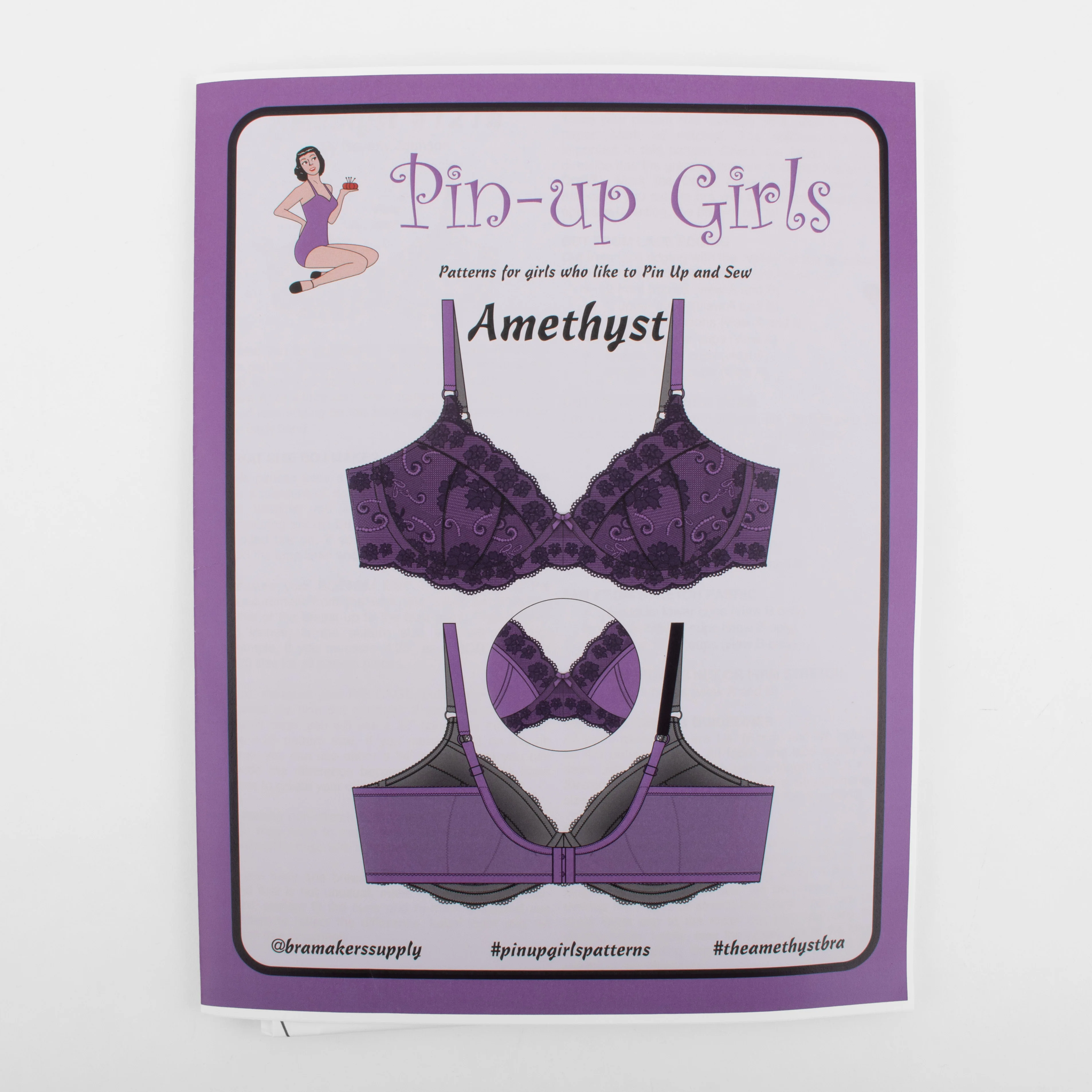 Amethyst Lace Bra Pattern