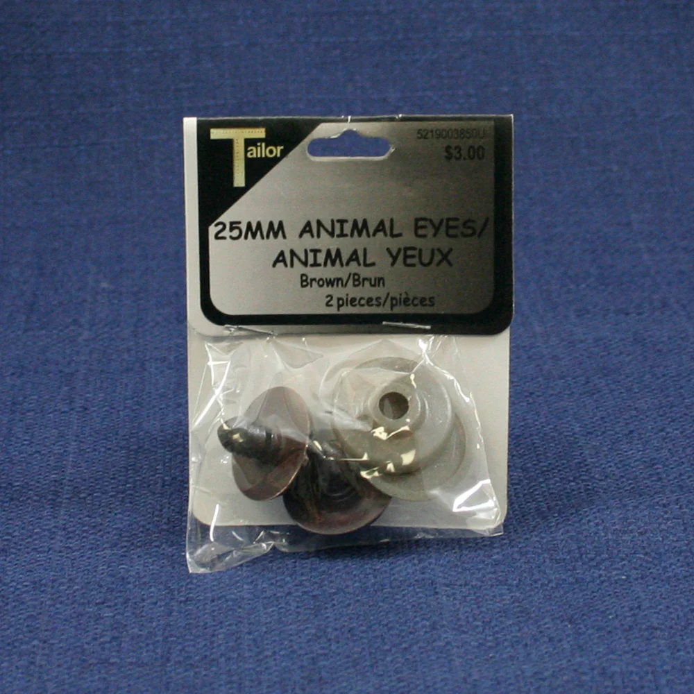 Animal Eyes 25mm - Brown