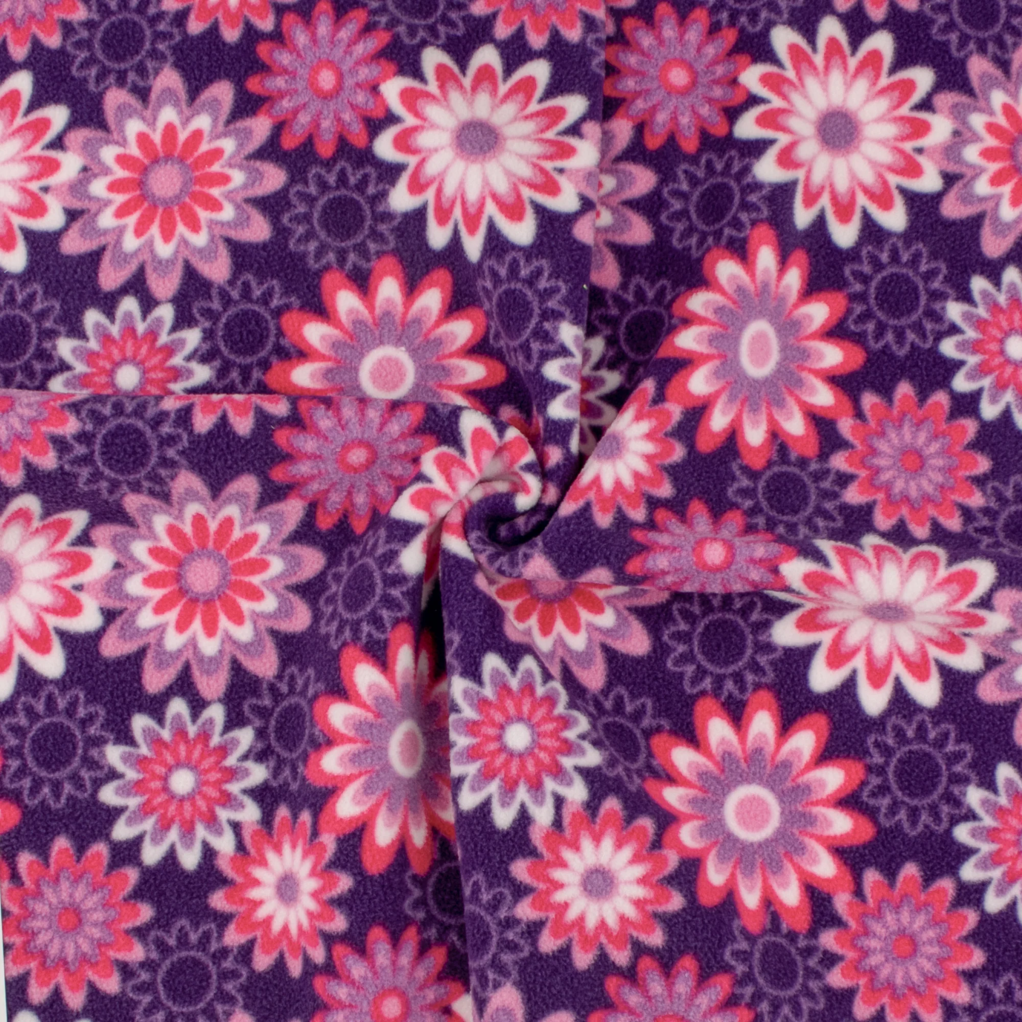 Anti Pill Fleece Print - MONTANA - 002 - Purple - Image 2