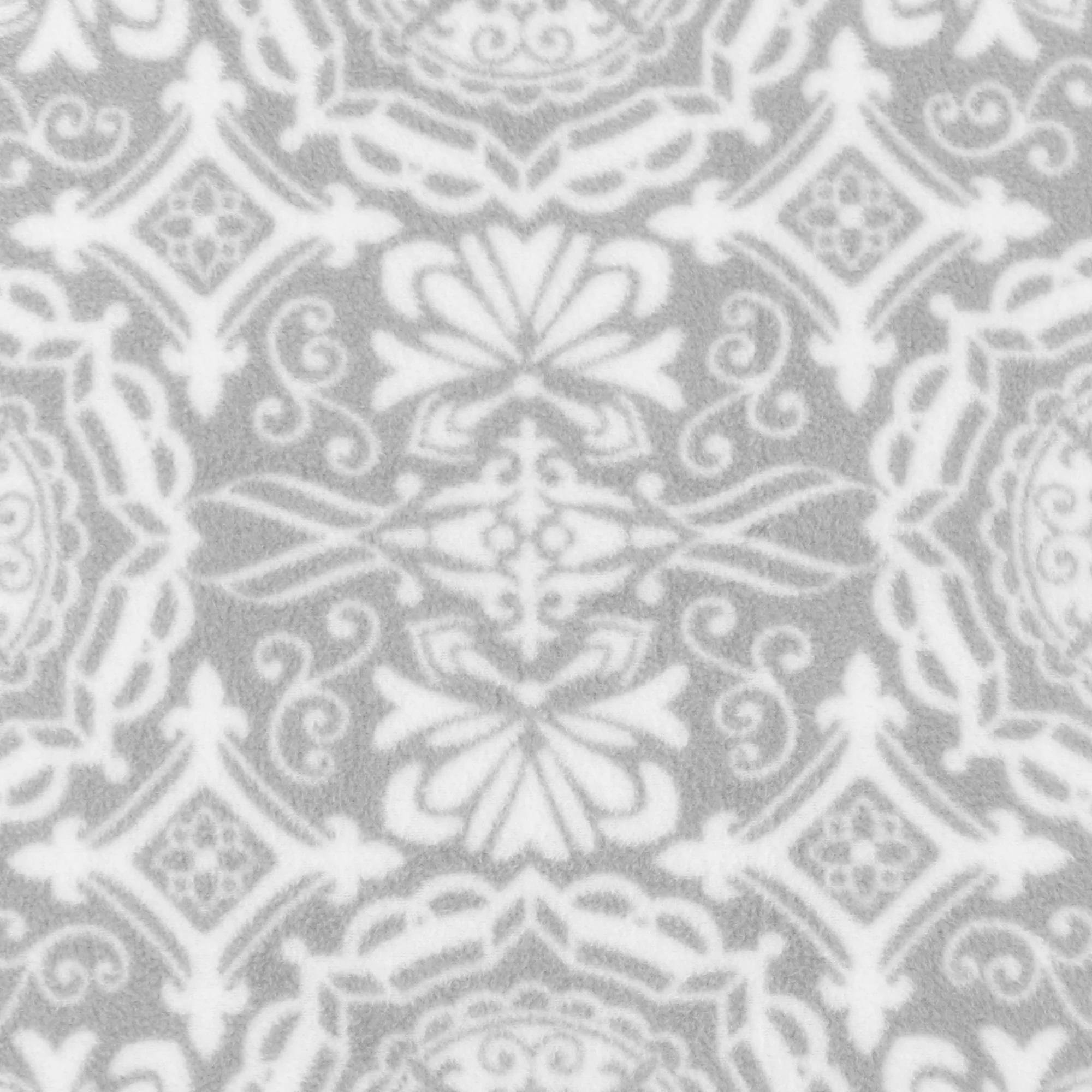 Anti Pill Fleece Print - MONTANA - 043 - Grey