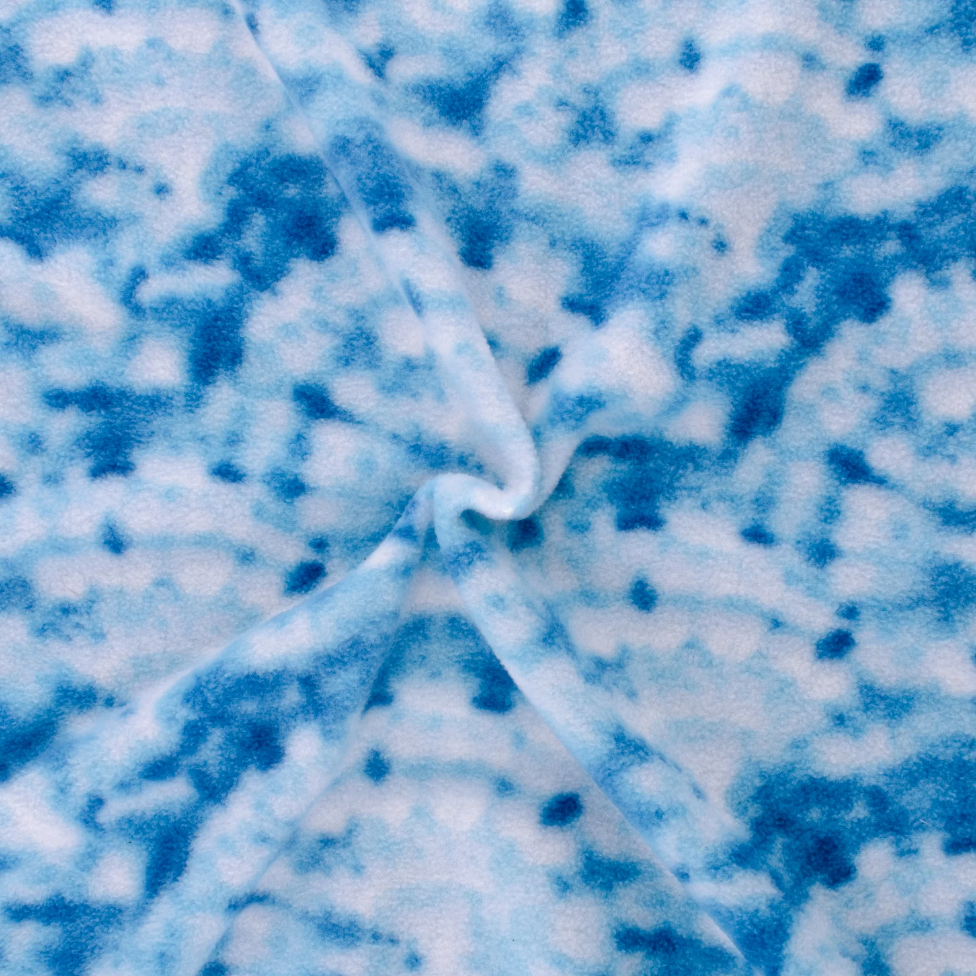 Anti Pill Fleece Print - MONTANA - 322 - Turquoise - Image 2