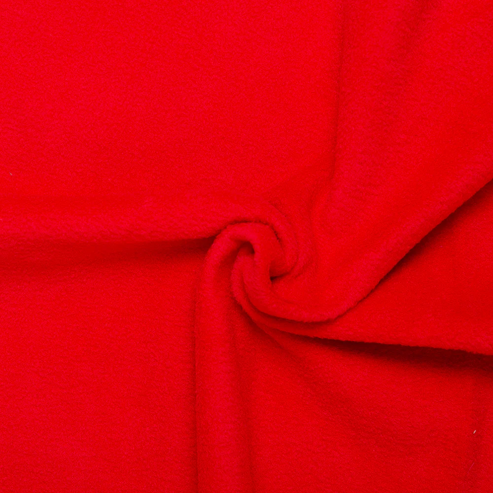 Anti-pill Fleece Solid - ICY - Garnet rose - Image 2