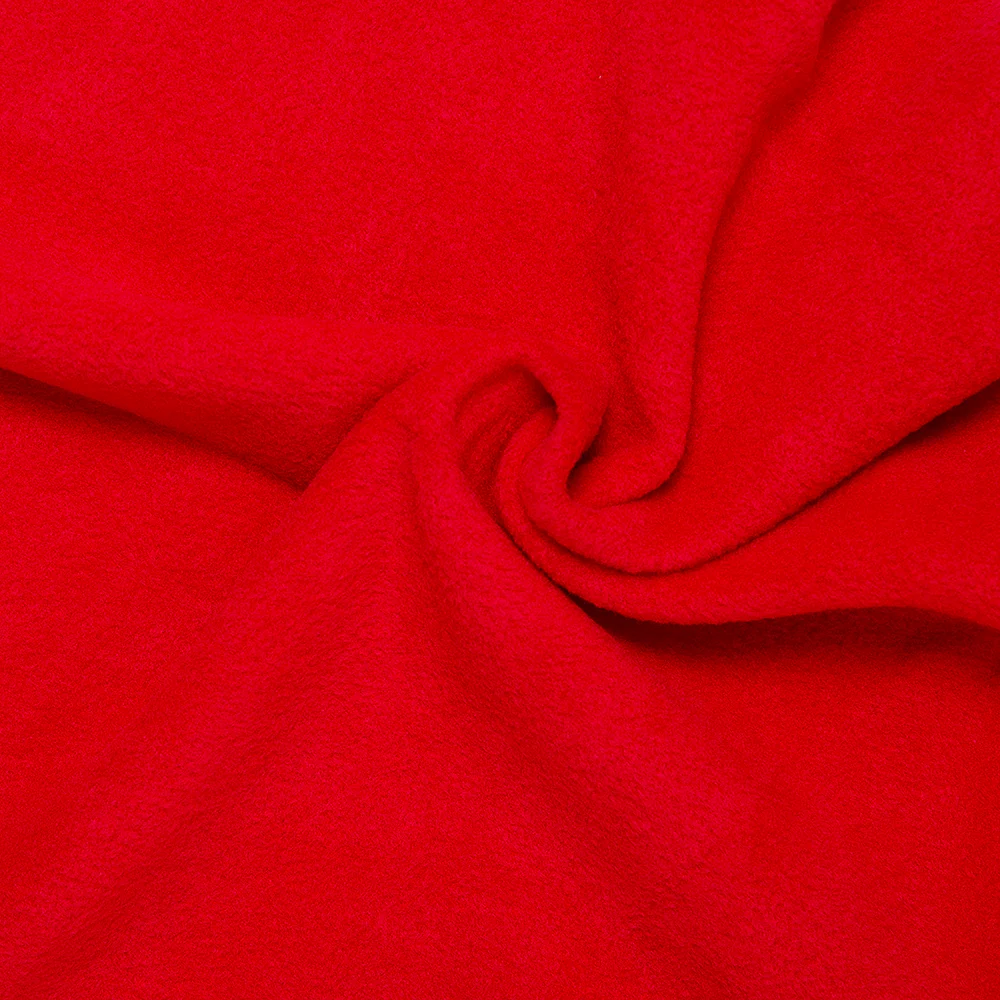 Anti-Pill Lambskin Fleece - Canada red - Image 2