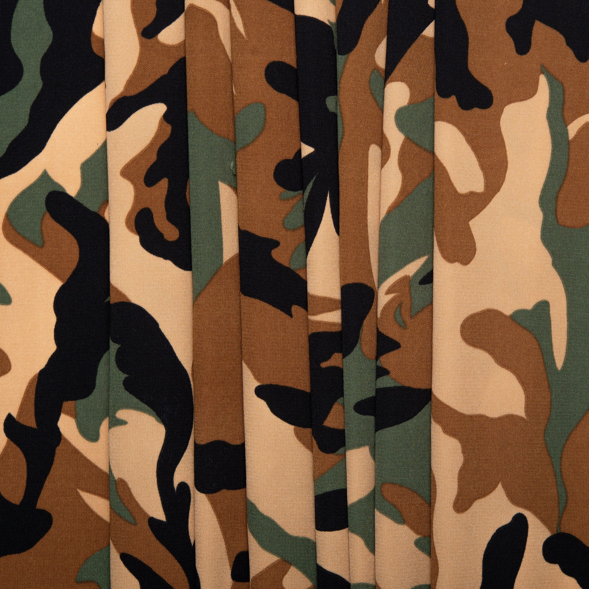 Assorted Polyester Print - Camouflage - Brown Mix - Image 4