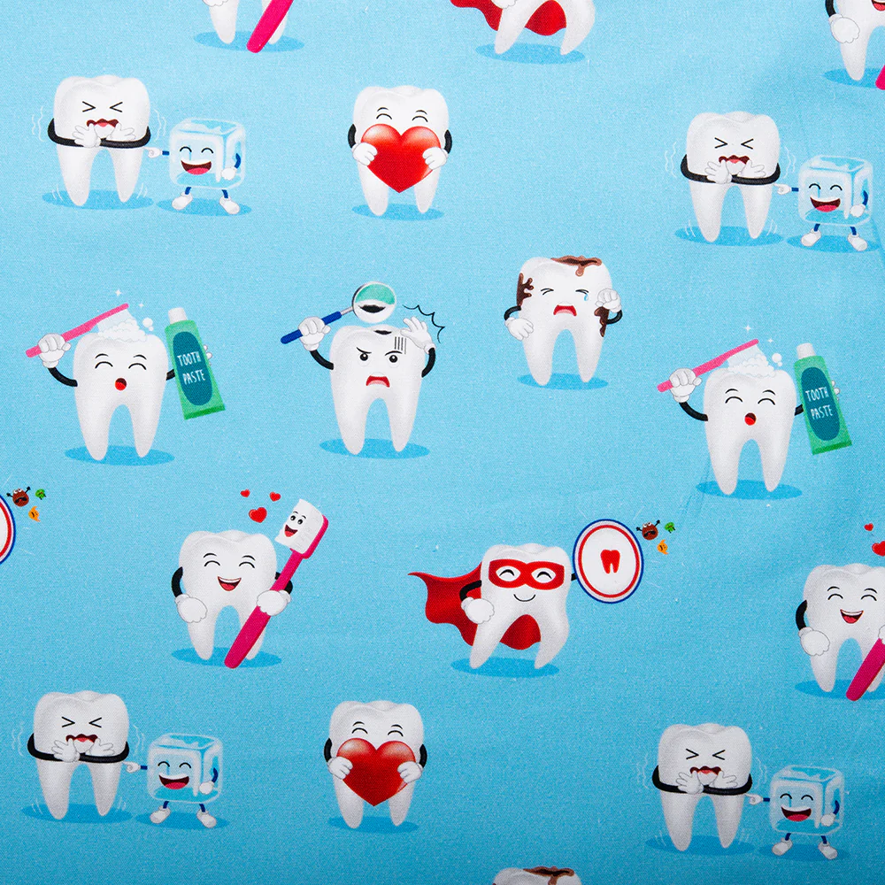 At the dentist - Teeth - Blue