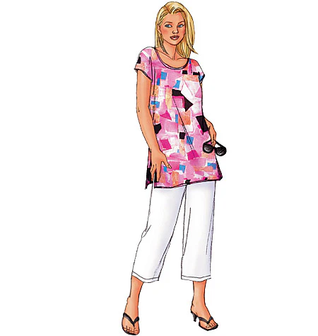 B3039 Women's/Women's Petite Shirt, Top, Tunic, Dress, Skirt & Pants - Image 4