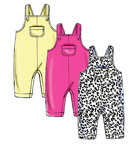 B6238 Infants' Jacket, Overalls, Pants, Bunting and Hat (Size: All Sizes In One Envelope) - Image 7