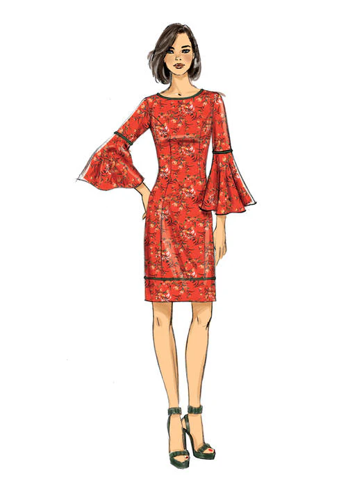 B6624 Misses'/Misses' Petite, Women's/Women's Petite Dress (Size: 18W-20W-22W-24W) - Image 7