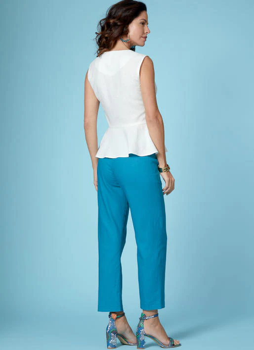 B6670 Misses' Top, Dress, Skirt and Pants (Size: 14-16-18-20-22) - Image 6