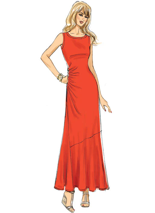 B6680 Misses' Dress (Size: 14-16-18-20-22) - Image 2