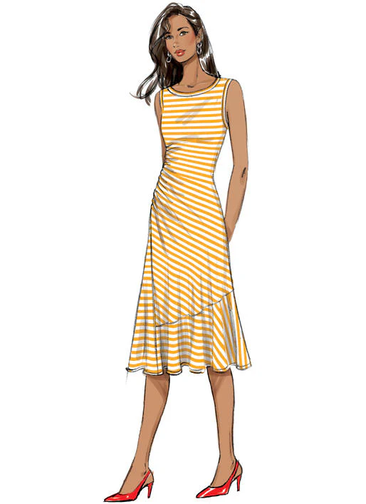 B6680 Misses' Dress (Size: 14-16-18-20-22) - Image 3
