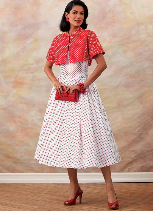 B6682 Misses' Dress and Jacket (Size: 14-16-18-20-22) - Image 4