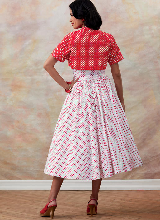 B6682 Misses' Dress and Jacket (Size: 14-16-18-20-22) - Image 5