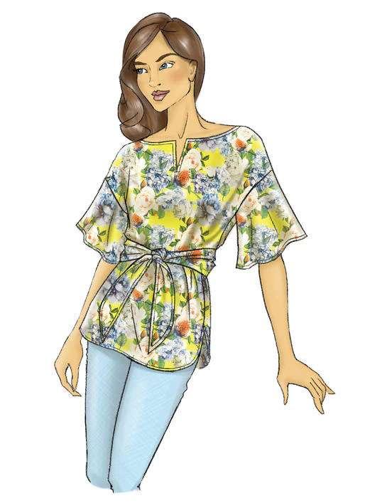 B6685 Misses' Top and Sash (Size: L(16-18) - XL(20-22) - XXL(24-26)) - Image 7