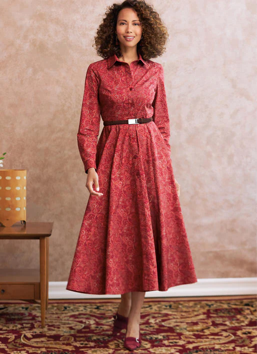 B6702 Misses' Dress (Size: 14-16-18-20-22) - Image 2