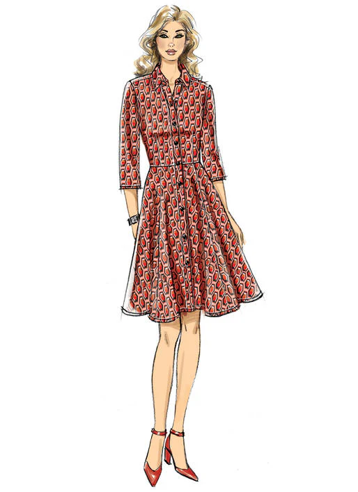 B6702 Misses' Dress (Size: 14-16-18-20-22) - Image 4