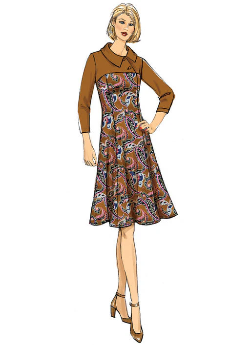 B6707 Misses'/Women's Dress (Size: 18W-20W-22W-24W) - Image 6