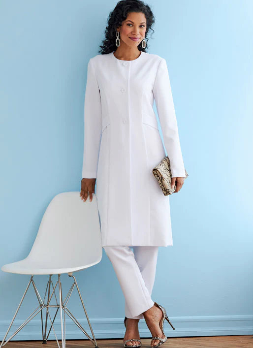 B6740 Misses' Jacket, Coat, Top & Pants (Size: 16-18-20-22-24) - Image 5