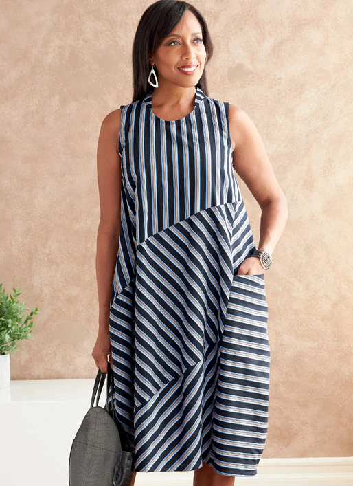 B6784 Misses' Dress (Size: L-XL-XXL) - Image 5