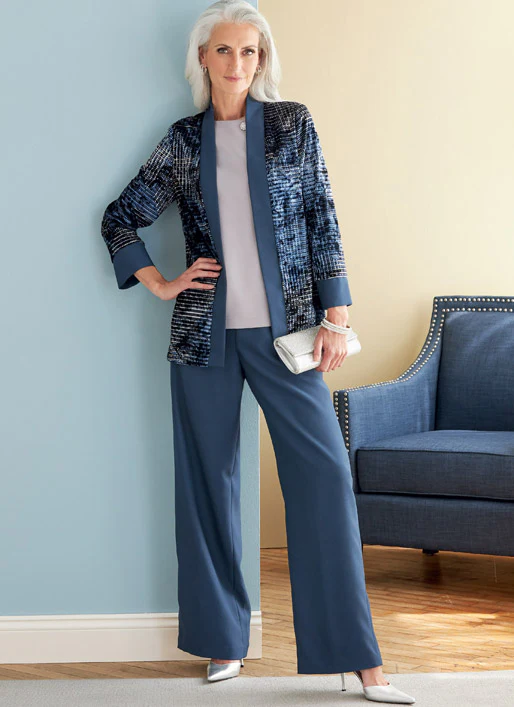 B6796 Misses' Jacket, Dress, Top, Skirt & Pants (Size: 16-18-20-22-24) - Image 2