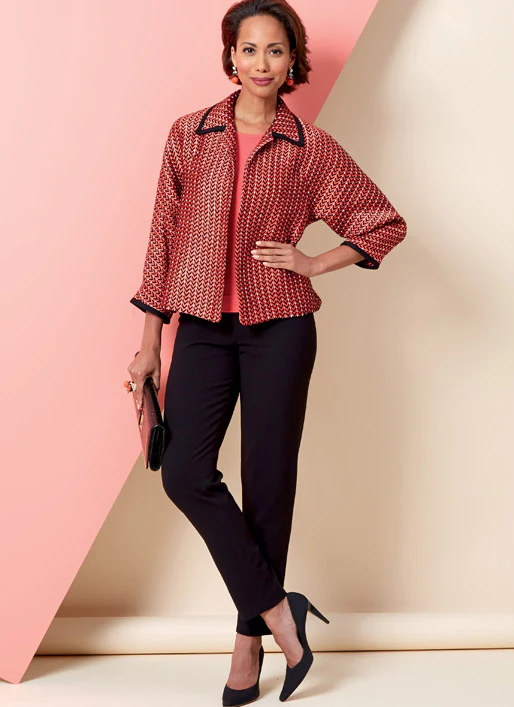 B6802 Misses' Jacket, Dress & Pants (Size: 14-16-18-20-22) - Image 7