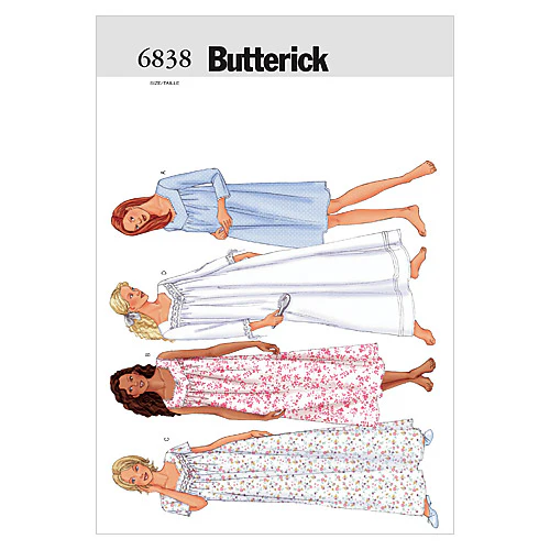 B6838 Misses'/Misses' Petite Nightgown