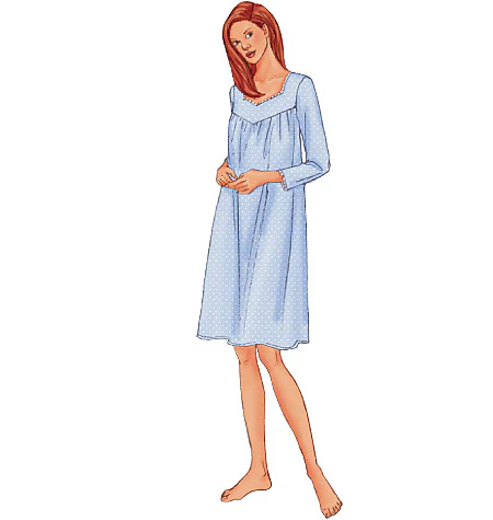 B6838 Misses'/Misses' Petite Nightgown - Image 8