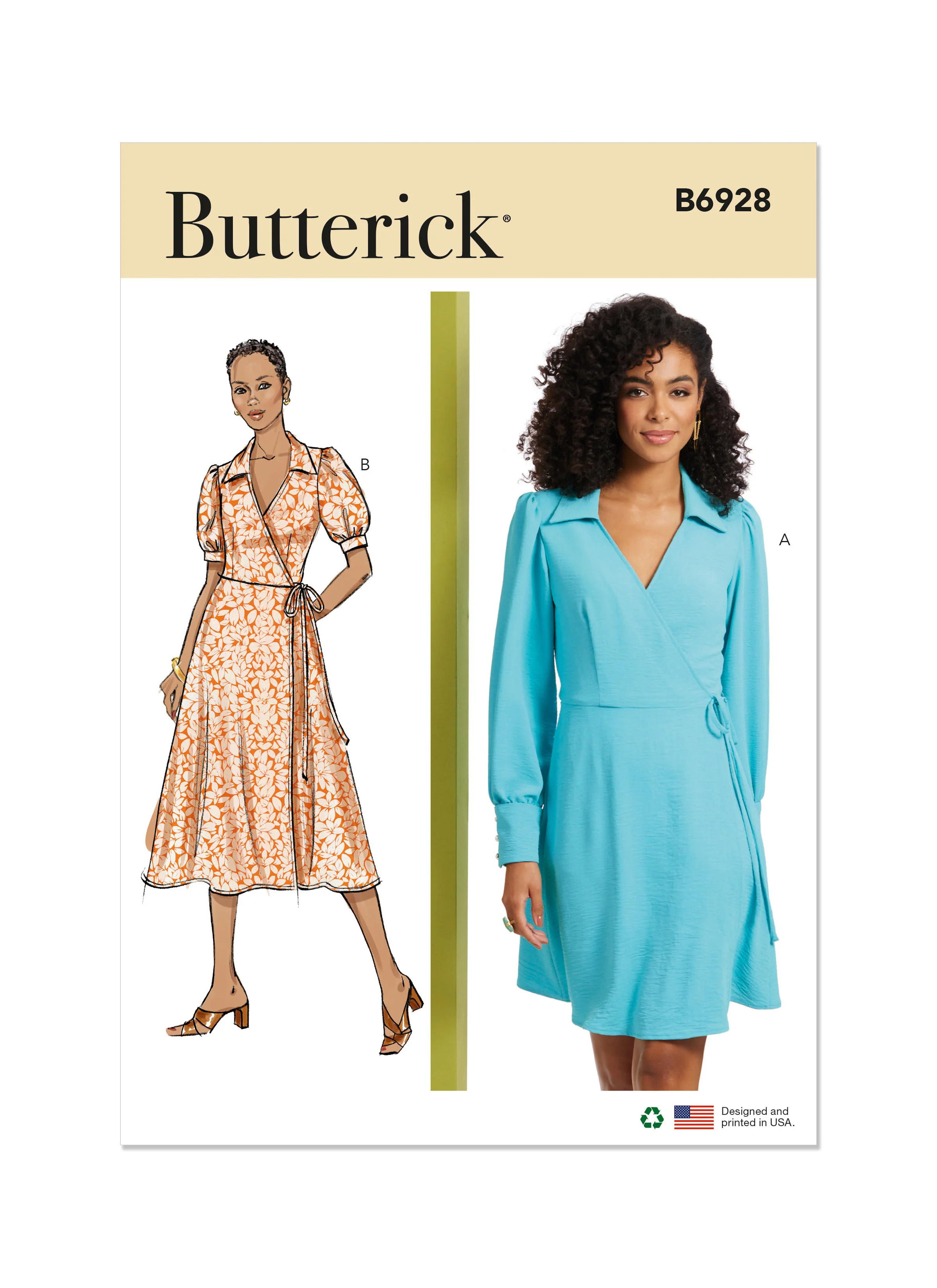B6928 Misses' Dress in Two Lengths (16-18-20-22-24)