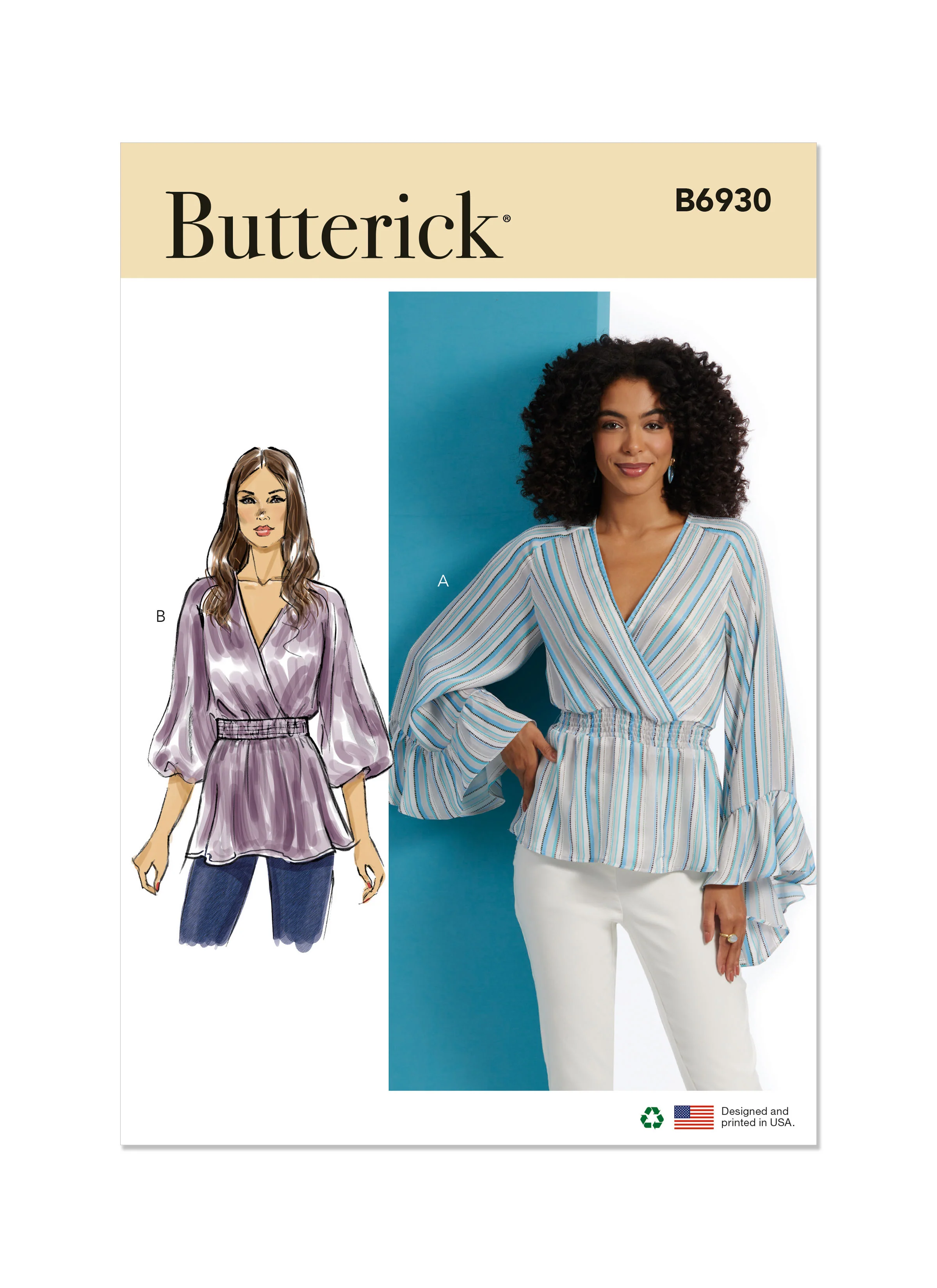 B6930 Misses' Top (12-14-16-18-20)