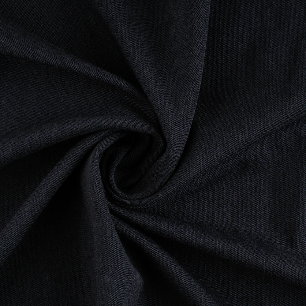BAMBOO Cotton Spandex - Navy - Image 2