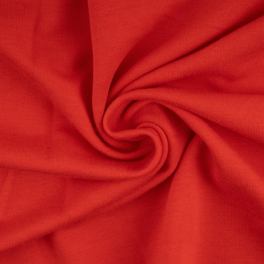 BAMBOO French Terry Knit - Tomato - Image 2
