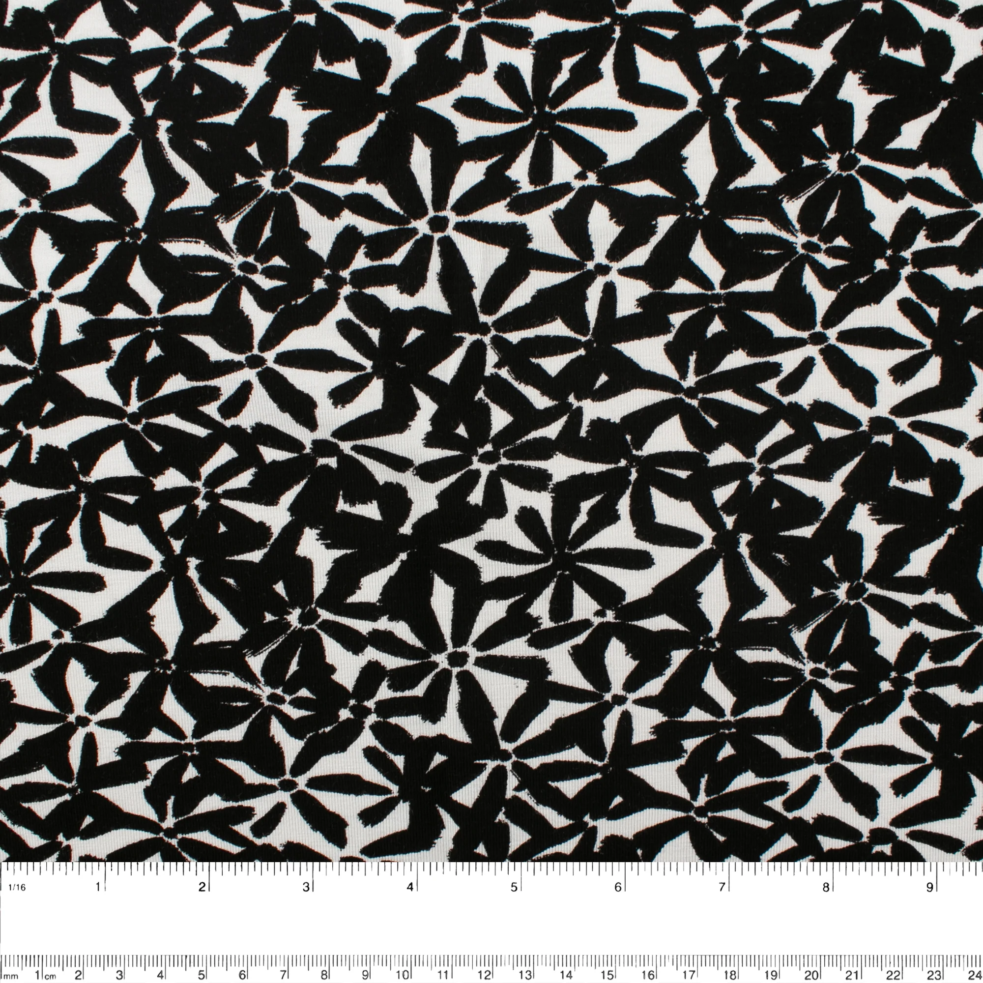 BAMBOO - Printed knit - Black/White - Image 3