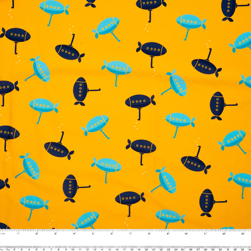 Bathing Suit Print - Airship - Yellow - Image 3