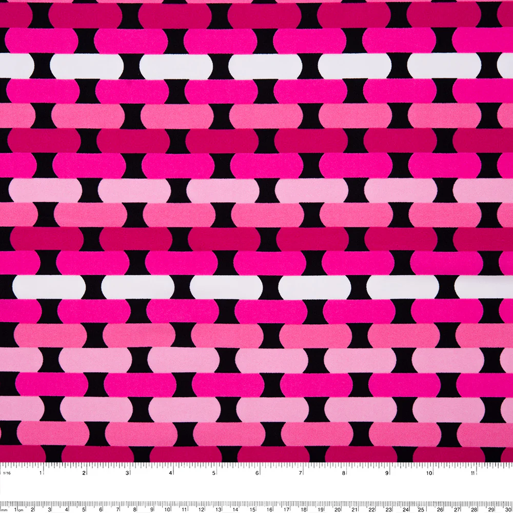 Bathing Suit Print - Basket weave - Pink - Image 3